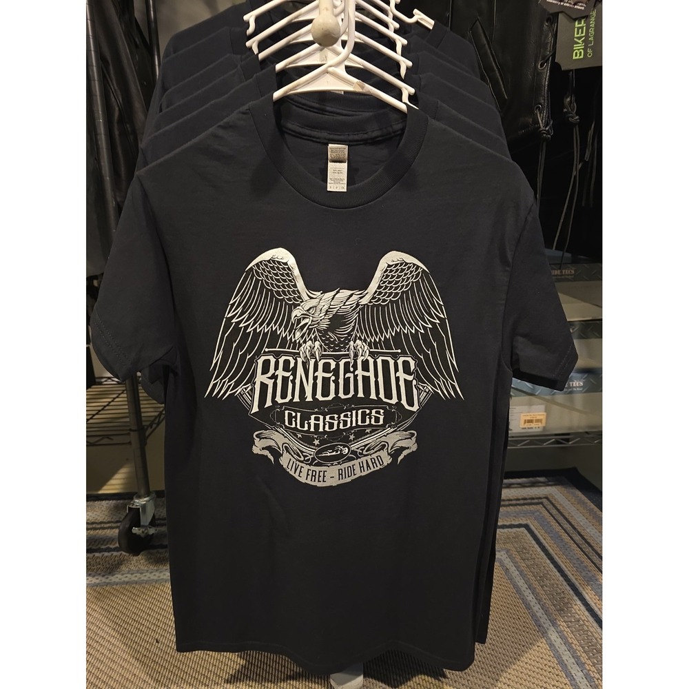 Renegade Classics t-shirt Black Short Sleeve New S